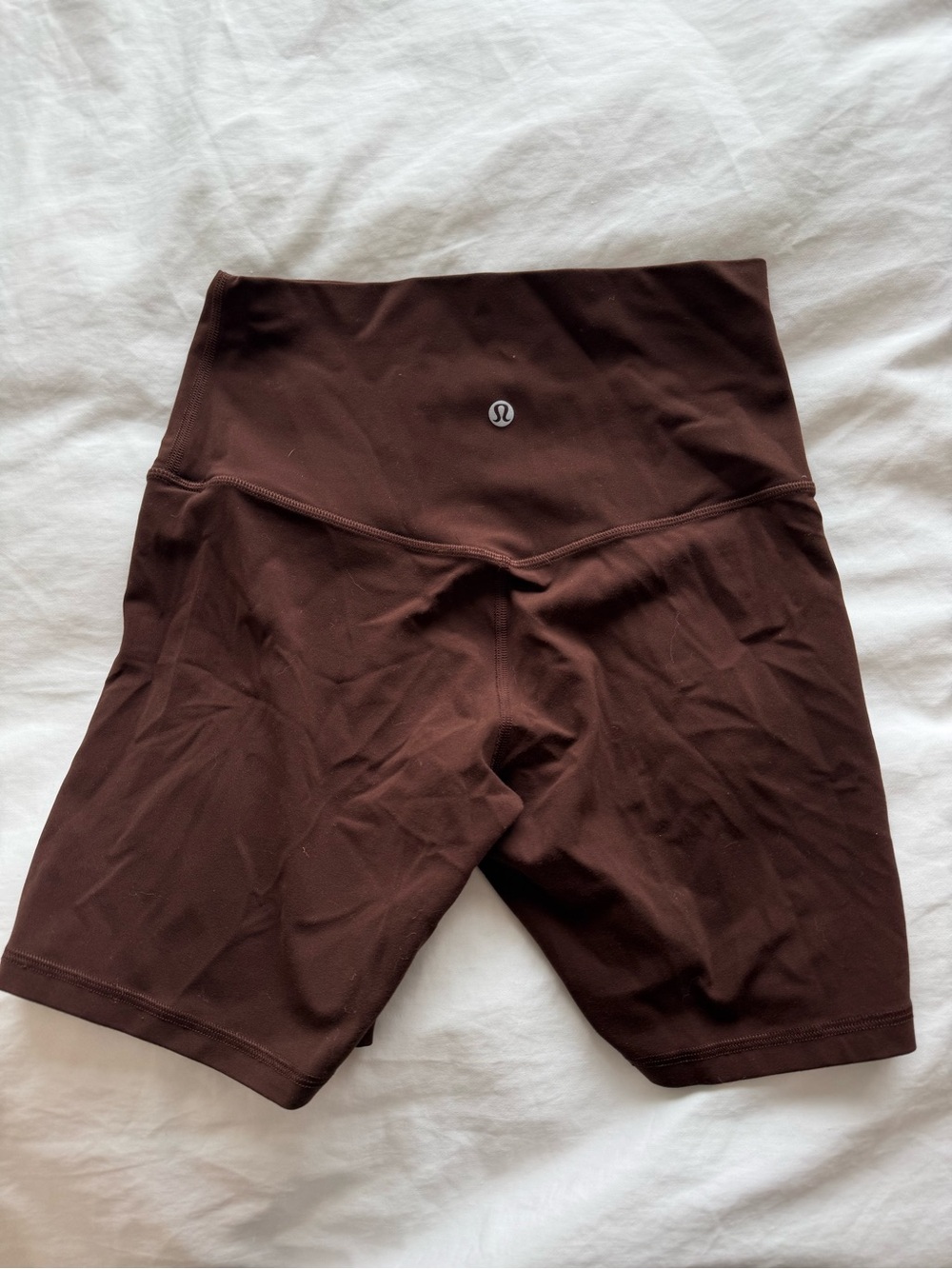 Align Brown Biker Shorts Lululemon size 6 and 6” - Picture 4 of 5